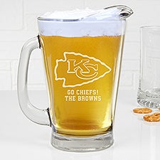 NFL Kansas City Chiefs Personalized Beer Pitcher  - 39639