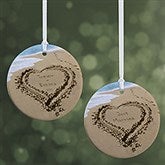 Our Paradise Island Personalized Ornament  - 39661