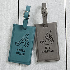 MLB Atlanta Braves Personalized Leatherette Luggage Tag - 39728