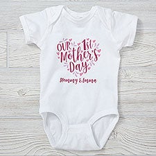 Our First Mothers Day Personalized Baby Clothing  - 40013
