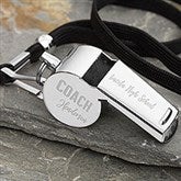 Thanks Coach Personalized Whistle  - 40841