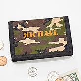 Kids Camouflage Tri-fold Wallet for Boys - 4146