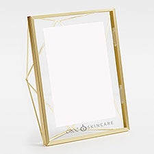 Personalized Logo Gold Prism Photo Frame - 42090