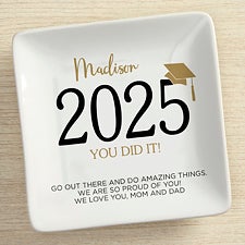 Classic Graduation Personalized Ring Dish  - 42971