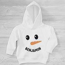 Smiling Snowman Personalized Kids Holiday Sweatshirts - 42981