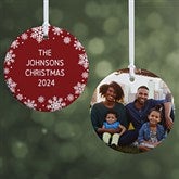 Snowflake Personalized Christmas Ornament - 43228