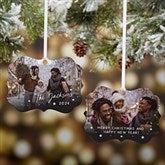 Starburst Photo Personalized Metal Ornament  - 43309