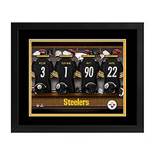 Pittsburgh Steelers NFL Personalized Locker Room Print - 43338D