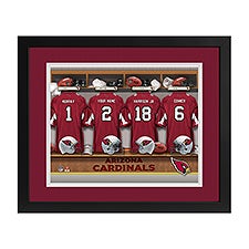 Arizona Cardinals NFL Personalized Locker Room Print - 43362D