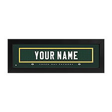 Green Bay Packers NFL Personalized Name Jersey Print - 43611D