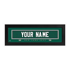 New York Jets NFL Personalized Name Jersey Print - 43622D