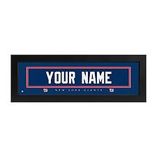 New York Giants NFL Personalized Name Jersey Print - 43623D