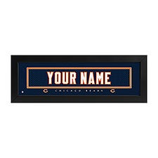 Chicago Bears NFL Personalized Name Jersey Print - 43628D