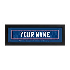 Buffalo Bills NFL Personalized Name Jersey Print - 43630D