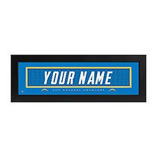 Los Angeles Chargers NFL Personalized Name Jersey Print - 43635D