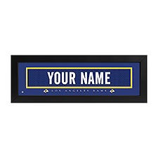 Los Angeles Rams NFL Personalized Name Jersey Print - 43636D
