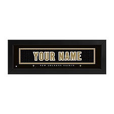 New Orleans Saints NFL Personalized Name Jersey Print - 43640D