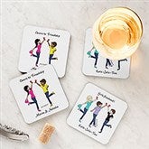 Cheers to Friendship philoSophie's® Personalized Coaster  - 43722