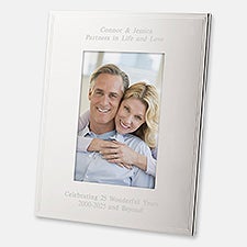 Personalized Tremont Silver 5x7 Picture Frame - 43766