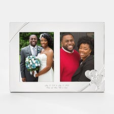 Engraved Lenox quot;True Lovequot; Double Picture Frame - 43898