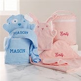 Embroidered 4-Piece Baby Bath Set - 44139