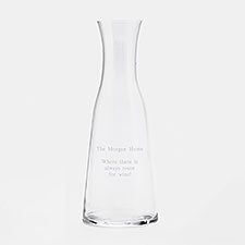 Engraved Luigi Bormioli Entertaining Atelier Carafe - 44299