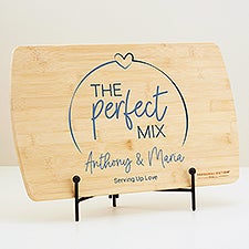 The Perfect Mix Personalized Wood Cutting Board - 44636