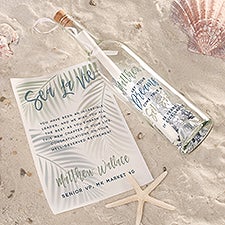 Set Sail Personalized Retirement Letter In A Bottle - 44935