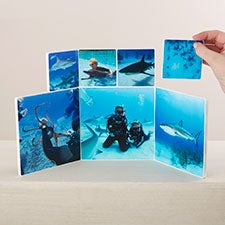 Custom Photo Magnetic Tiles - 3 Large  4 Small  - 44989D