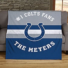 NFL Classic Indianapolis Colts Personalized Blankets - 45065