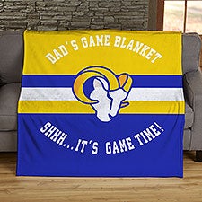 NFL Classic Los Angeles Rams Personalized Blankets - 45072