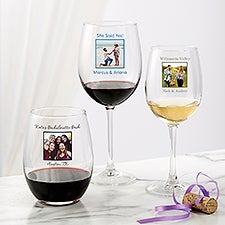 Picture Perfect Personalized Wine Glass Collection - 45101