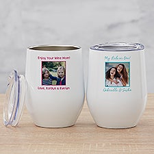 Picture Perfect Personalized Stainless Insulated Wine Cup  - 45108