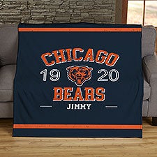 NFL Established Chicago Bears Personalized Blankets - 45167