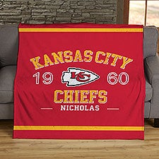 NFL Established Kansas City Chiefs Personalized Blankets - 45174