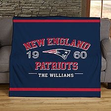 NFL Established New England Patriots Personalized Blankets - 45176