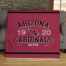 NFL Established Arizona Cardinals Personalized Blankets - 45186