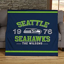 NFL Established Seattle Seahawks Personalized Blankets - 45219