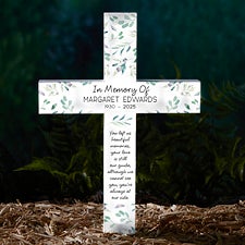 Serene Memorial Personalized Solar Outdoor Garden Stake - 45344