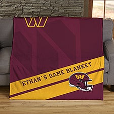 NFL Corner Logo Washington Football Team Personalized Blankets - 45557