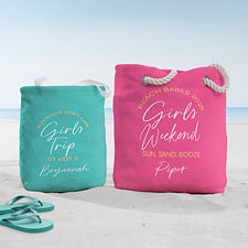 Girls Trip Personalized Terry Cloth Beach Bag - 45619