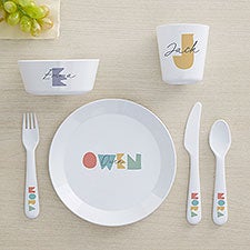 Kids Name Personalized Kids Dinnerware - 45699