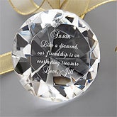 Everlasting Treasure Engraved Diamond Keepsake - 4574