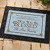Personalized Welcome Doormat - May You Be Blessed - 4591