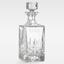 Engraved Monogram Pineapple III Cut Crystal Decanter      - 46038