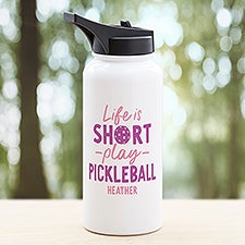 Personalized Pickleball Insulated Water Bottle - 46277