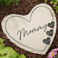 A Mothers Heart Personalized Garden Stone  - 46708