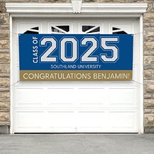 Collegiate Year Personalized Graduation Banner  - 46775