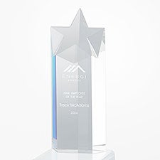 Personalized Logo Crystal Star Award - 47112