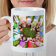 Double Sided Photo Personalized 30 oz. Oversized Coffee Mug - 47127